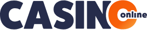 Casino.Online logo in dark blue text and orange "O", over white background